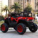 Macchina Elettrica per Bambini 2 Posti 12V Kidfun Fuoristrada 4x4 Rosso