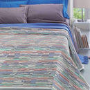 Copriletto in Misto Cotone 1 Piazza e Mezzo Cober Altea Multicolore