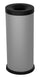 Pattumiera Gettacarte Ø25xh60 cm Autoestinguente In Acciaio Verniciato Grigio