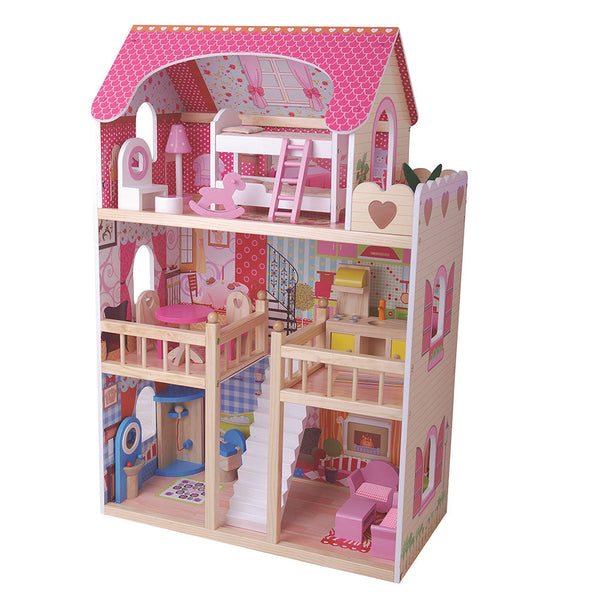 Dream House Puppenhaus 3 Etagen mit Einrichtung prezzo