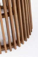 Tavolo da Giardino Ø120x74 cm in Legno di Acacia Rodano Natural