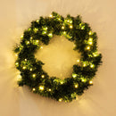 Ghirlanda di Natale Decorativa con 50 Luci Led Ø55 cm 