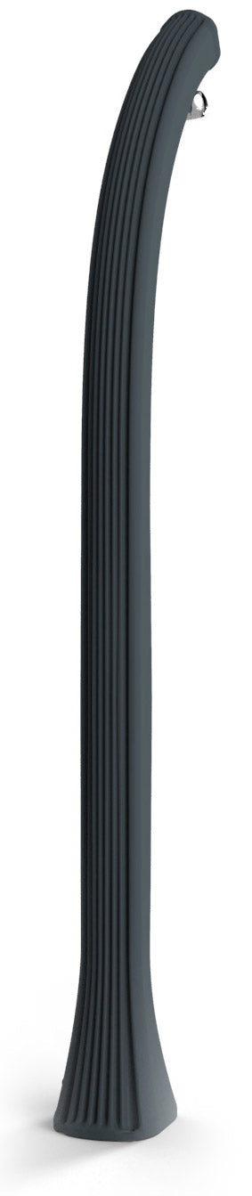 Doccia Solare da Esterno Giardino 23L Miscelatore e Lavapiedi Arkema Happy Grigio Antracite