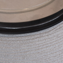 Camino a Bioetanolo Braciere da Pavimento Ø40xh54 cm per Interno ed Esterno Botticelli Corda Beige