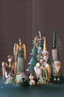 Statuina Busto Angelo con Cuore 54 cm in Metallo