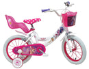 Bicicletta per Bambina 14" 2 Freni  My Little Pony Bianca