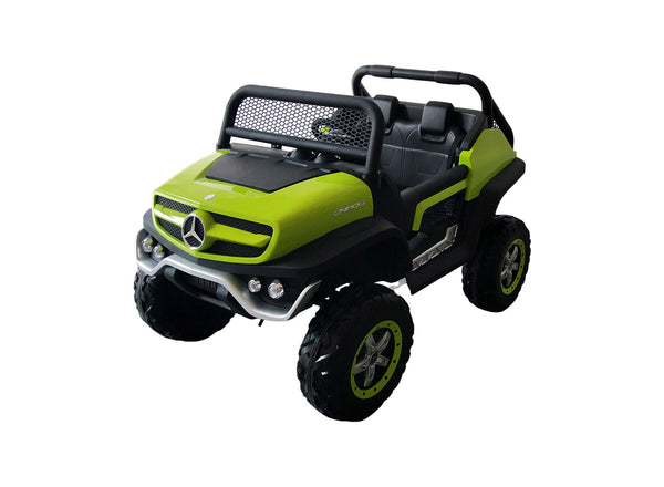 prezzo Macchina Elettrica per Bambini 12V con Licenza Mercedes Unimog Verde