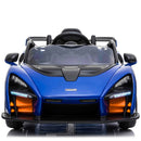 Macchina Elettrica per Bambini 12V con Licenza McLaren Senna Blu