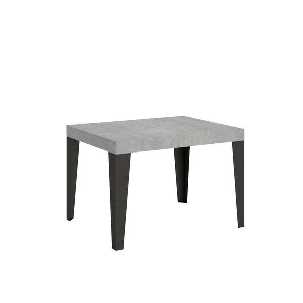 Tavolo Allungabile 120-204x80x77 cm Flame Cemento e Antracite acquista