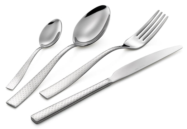 24-teiliges Besteckset aus Eme Infinity Monogram Steel acquista
