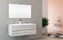 Mobile Bagno Sospeso 121cm TFT Swing Grigio Bianco