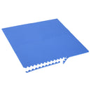 Tappeto Puzzle 32 Pezzi 63x63 cm in EVA Morbido Blu 