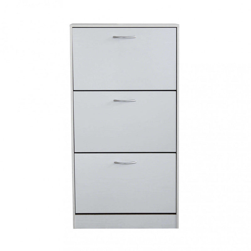 Scarpiera Vicky 60x24x115 h cm in Legno Bianca