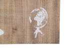 Pannello Mondo Ferro/Legno 50,7x6,5x50,7 cm in Legno e Ferro Marrone