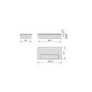 Passacavi da Tavolo Plasquare 1 Imballo 5 Pezzo Plastica Nera Tecnoplastica Emuca