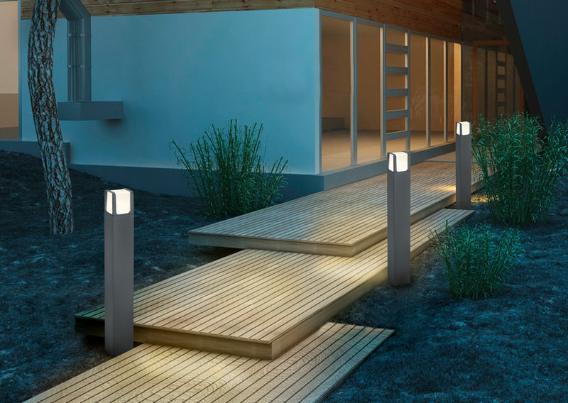 Piantana da Esterno a LED in Pressofusione di alluminio Antracite