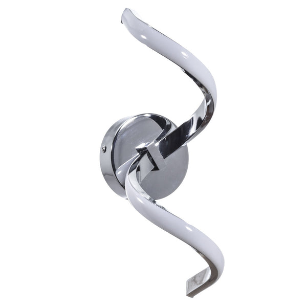 Led Wandleuchte 8W 716lm 4500K Chrom E-Energy Node acquista