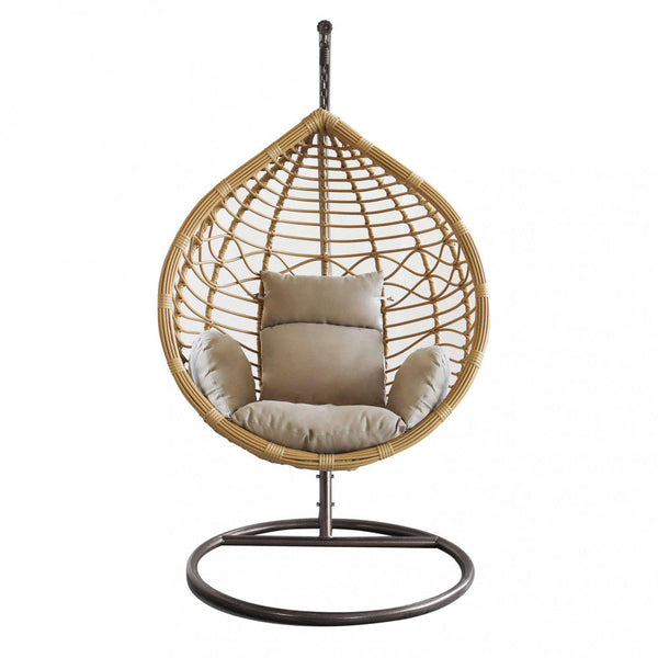 Panarea Schaukelstuhl aus braunem Stahl prezzo