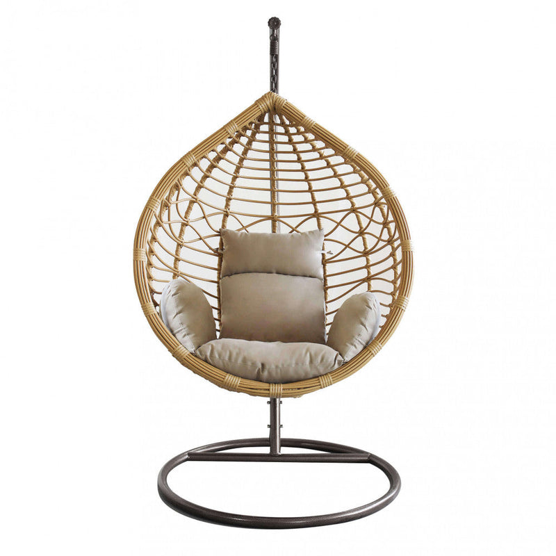 Dondolo  Panarea in Acciaio Marrone