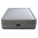 Materasso Matrimoniale Gonfiabile 152x203xh46 cm Floccato da Campeggio con Pompa Intex