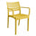 Eveline Sessel 58,5x55,2x84 cm aus gelbem Polypropylen