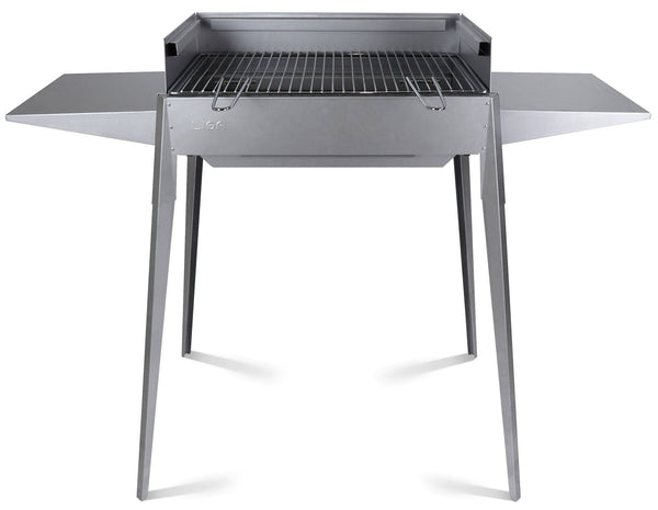 sconto Holzkohlegrill Holzkohle 60x40 cm aus aluminisiertem Eisen Lisa Luxury Etna F