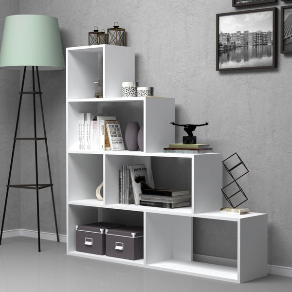 acquista Libreria a scala Alis 145x145 cm bianca