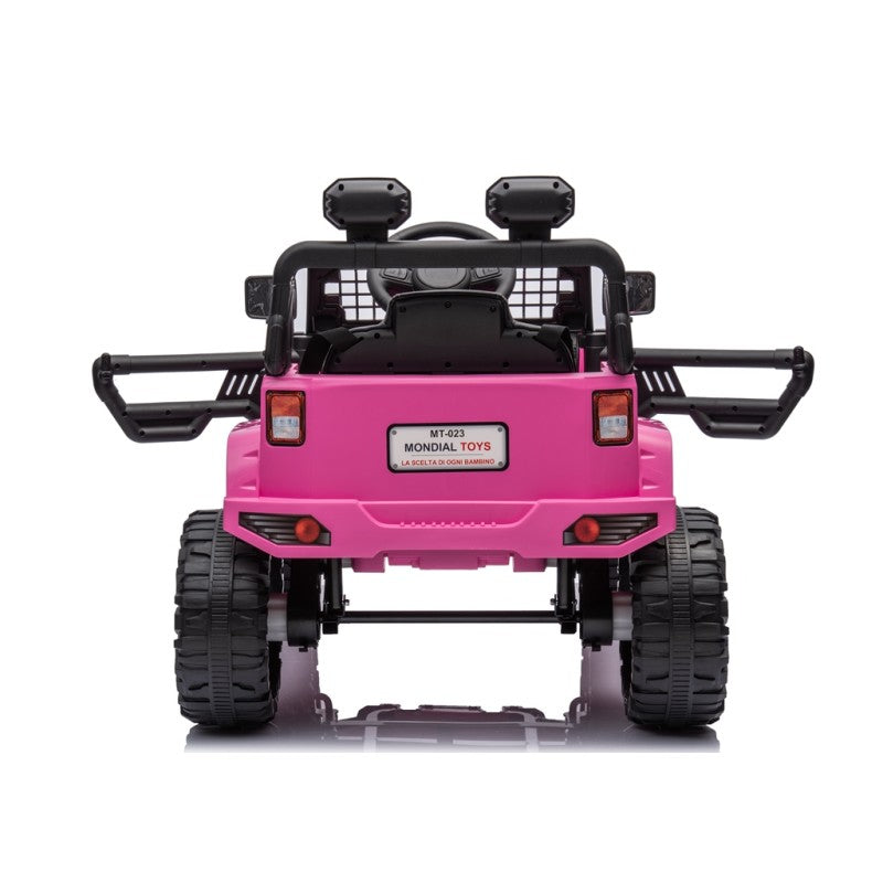 Macchina Elettrica per Bambini 12V Baby Fuoristrada Rosa