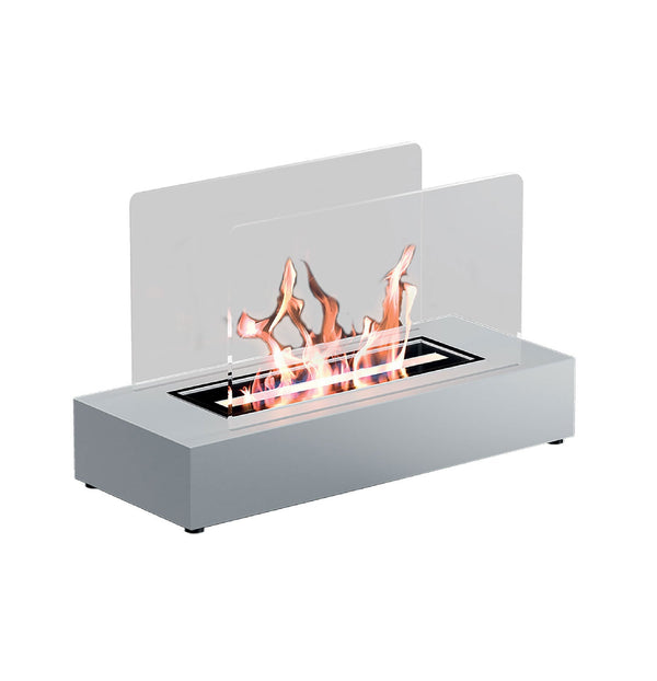 Camino a Bioetanolo da Tavolo 40x16,5x24 cm 1500W 1L Cremona Bianco prezzo