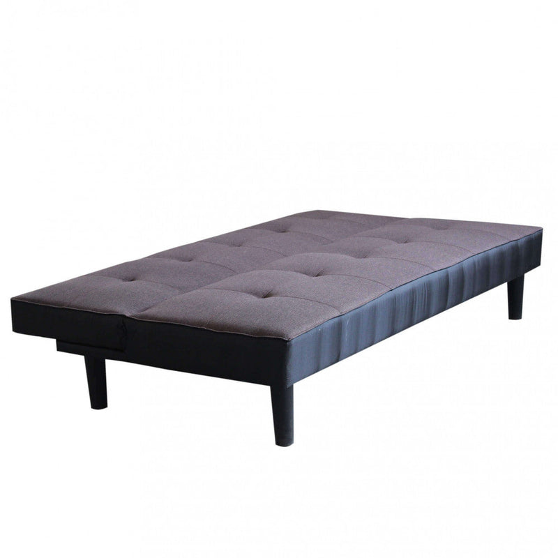 Divano Letto Alvin 180x86x78 cm in Tessuto Antracite