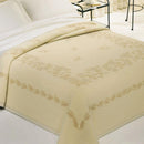 Coperta Pura Lana Matrimoniale 450gr Cober Luciana Beige