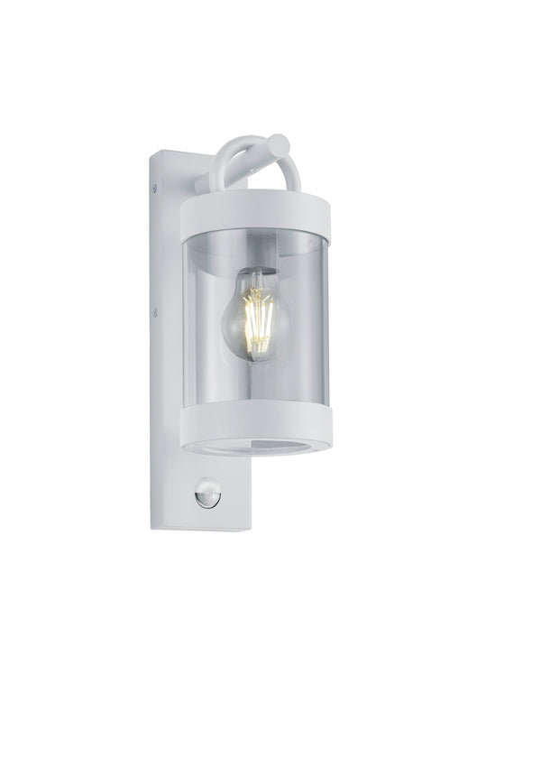 prezzo LED-Außenwandleuchte aus mattweißem Aluminium