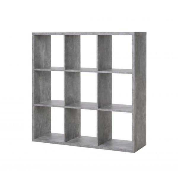 Libreria divisorio 107x33x107 cm beton grigio cemento online