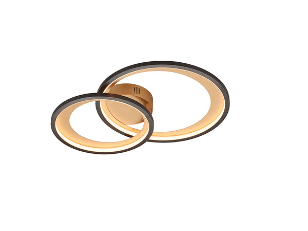 LED-Innendeckenleuchte aus mattschwarzem Metall prezzo