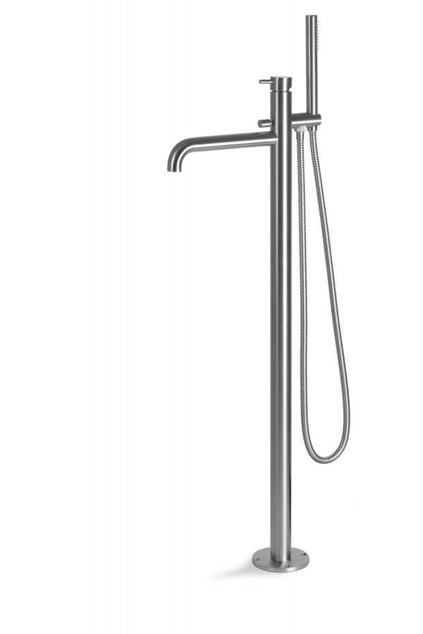 online Miscelatore Monocomando per Vasca con Colonna di Alimentazione a Pavimento