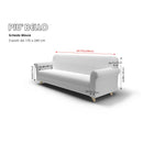 Copridivano 1, 2 E 3 Posti Elasticizzato in Tessuto Panna