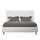 Letto Matrimoniale Agueda Bianco Varie Misure