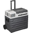 Frigorifero per Auto Barca Camper 62L con Compressore AC/DC 12V e 220V Portatile con Maniglia Grigio