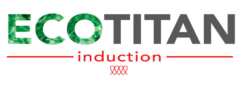 Padella Alta Ø18 cm Antiaderente Rivestimento in  Ecotitan Induzione Silex Grigio