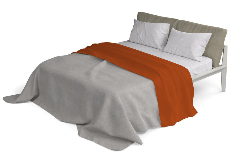 Set Lenzuola Sopra Sotto e Federe in Cotone Terra Varie Misure