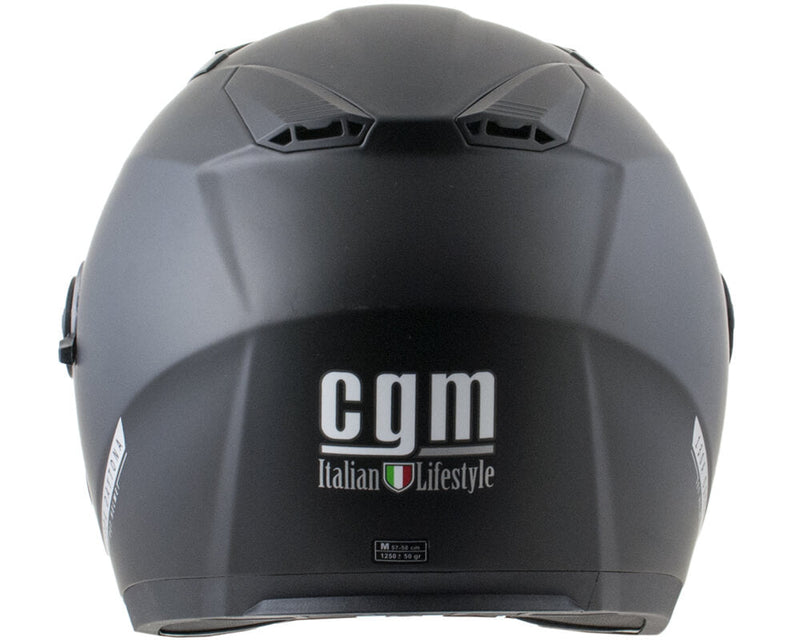 Casco Jet per Scooter Visiera Lunga CGM Daytona 130A Nero Opaco