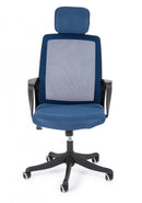 Sedia Ufficio 59x63,5x114 cm Laurent in Tessuto