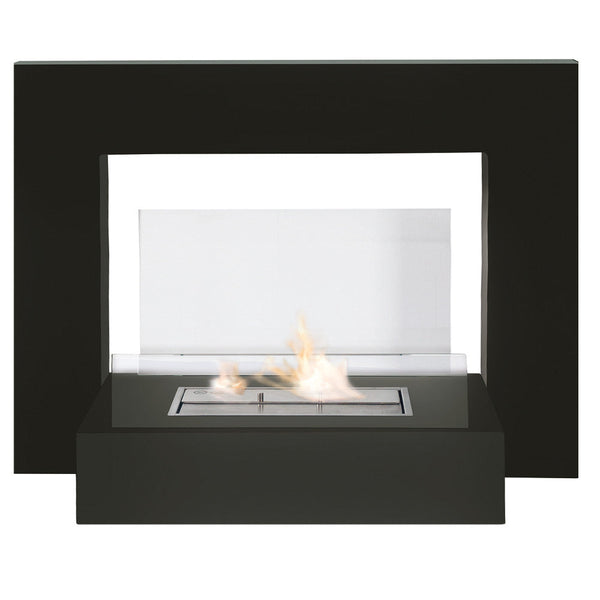 online Bioethanol-Bodenkamin 60x80 cm Karlsen Asiago Schwarz