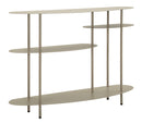 Console Saturno Plus Tortora 118x34x82 cm in Metallo Grigio tortora      