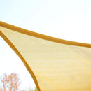 Tenda Vela da Giardino Triangolare 4x6m Beige 