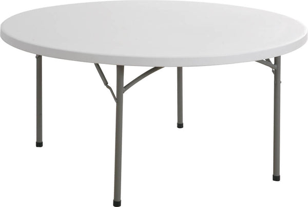 Runder Catering-Klapptisch Ø115 cm Tosini Weiß CZ115 online