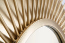 Specchio Eye Glam 75x8x110,5 cm in Ferro e MDF Oro