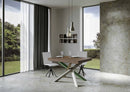 Tavolo Allungabile 120/224x90x77 cm Volantis Premium Noce