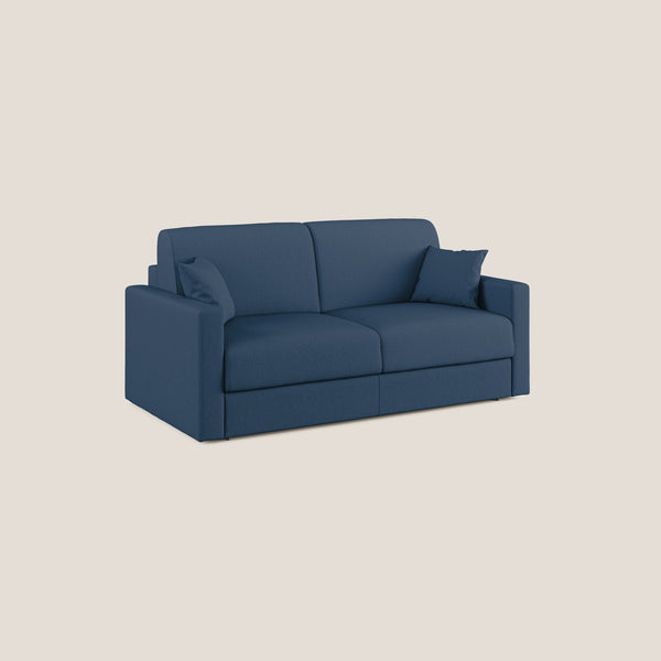 Divano Letto 2 Posti 166x92x96 cm in Tessuto Blu prezzo