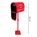 Cassetta della Posta di Babbo Natale 110 cm Rossa